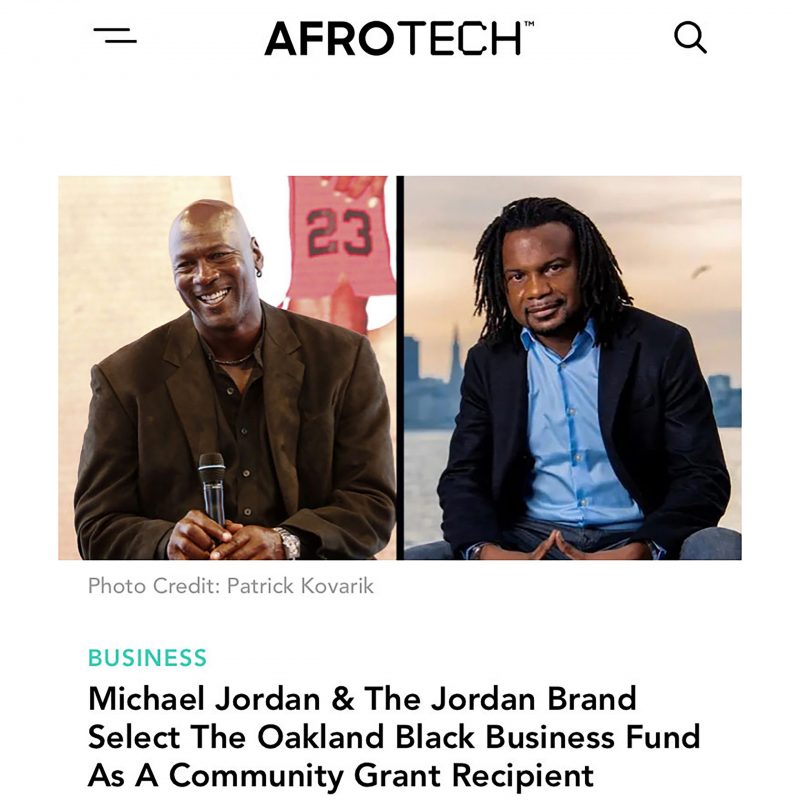 Michael Jordan and Oaklnad Black Business Fund